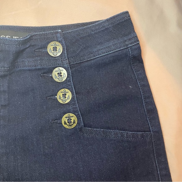 Express NWOT Denim Sailor Shorts - Picture 4 of 14